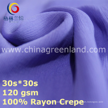 Rayon Crepe Bulk Stoff für Chiffon Bluse Kleidungsstück (GLLML437)